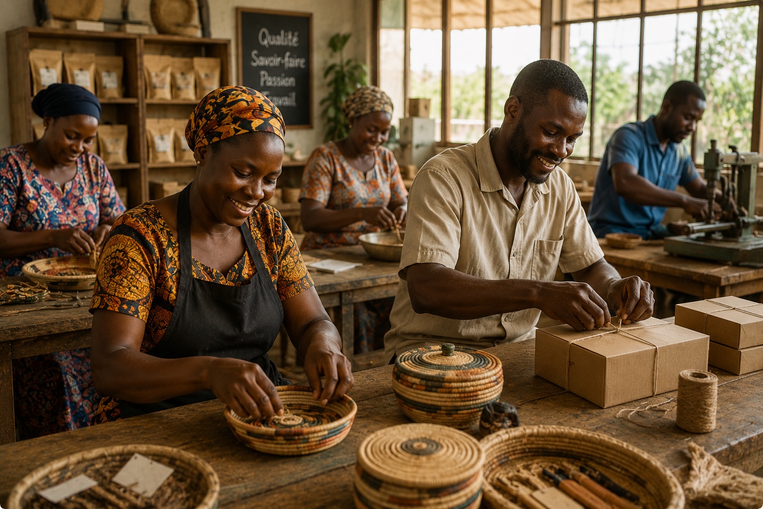 Atelier d'artisanat sénégalais — qualité, savoir-faire et passion